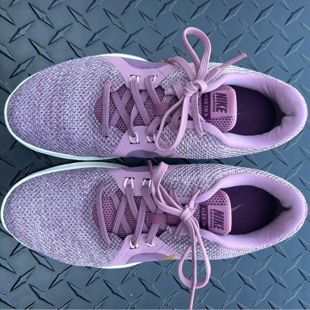 Nike Women's Flex Trainer 8 AMP Plum Dust Size 8 - Picture 4 of 6